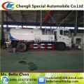 DF high pressure washing truck, spraying water and cleaning road